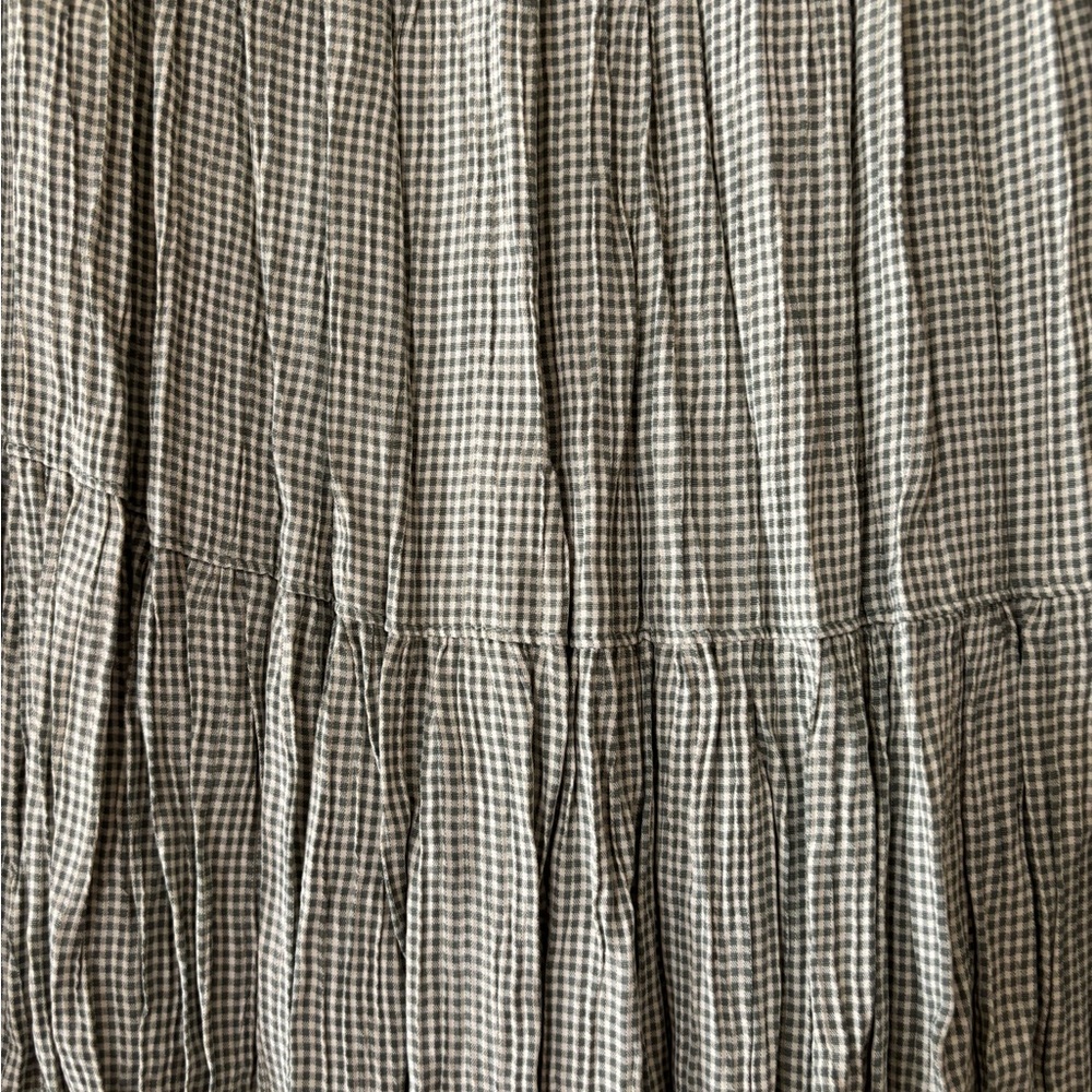 Karen Kane Elegant Green and white Maxi Skirt size 12 EUC - Picture 3 of 6